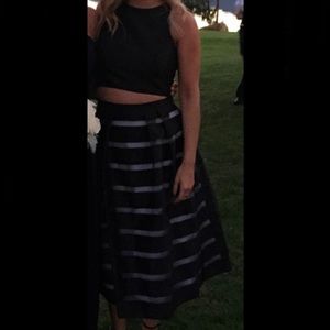 Two-piece cocktail dress